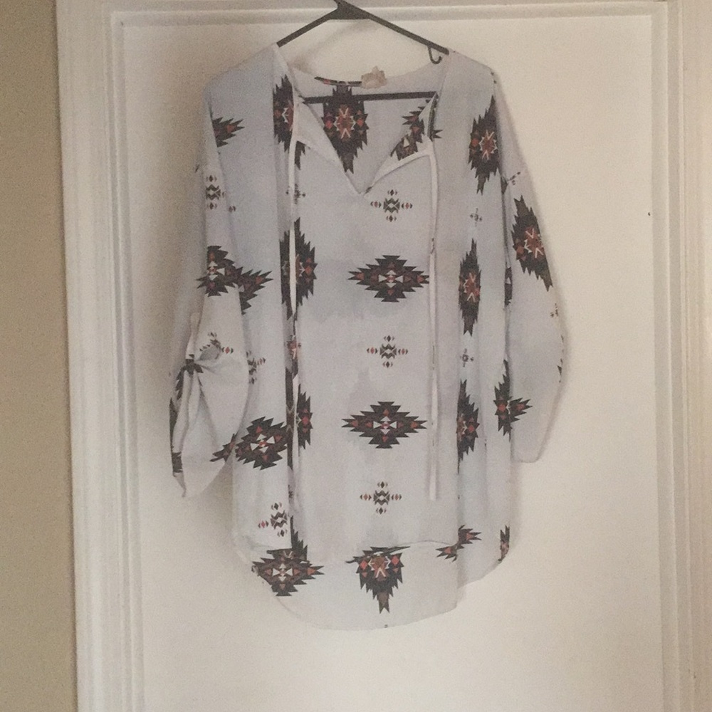 Daytrip Aztec print shirt